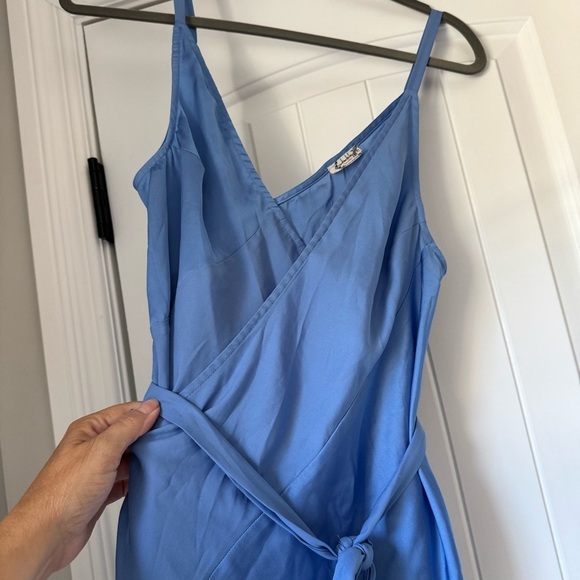 Intimately Free People Like Me or Love Me Wrap Mini Slip Dress Size Medium - Picture 4 of 9